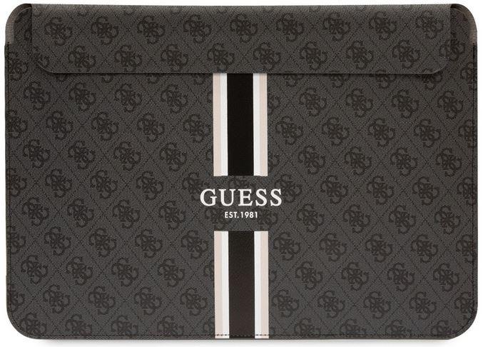 Image du produit Guess PU 4G imprimé bande ordinateur housse 16" noir (16", Universel)