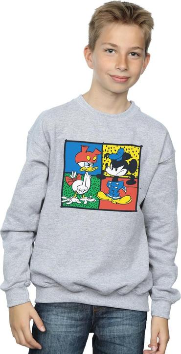 Actual product image Disney Boys Mickey Mouse Donald Clothes Swap Sweatshirt (128)