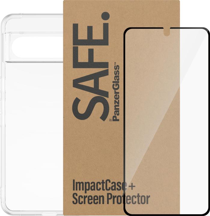Actual product image PanzerGlass SAFE. by ® Screen Protector Google Pixel 8 | Ultra-Wide Fit, Google, Google - Pixel 8, D (50 Piece, Google Pixel 8)