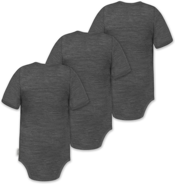 Actual product image Normani Set of 3 baby merino short-sleeved body "Tihoi" - 9311 (68)
