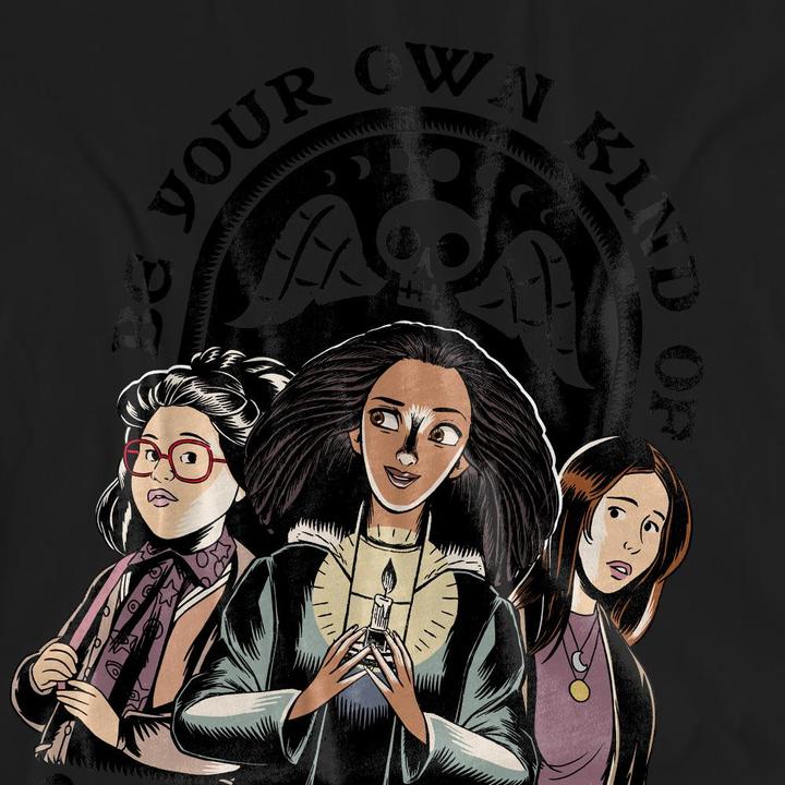Actual product image Universal Textiles Unisex Adult Be Your Own Kind Of Magic Becca Izzy Cassie T-Shirt (L)