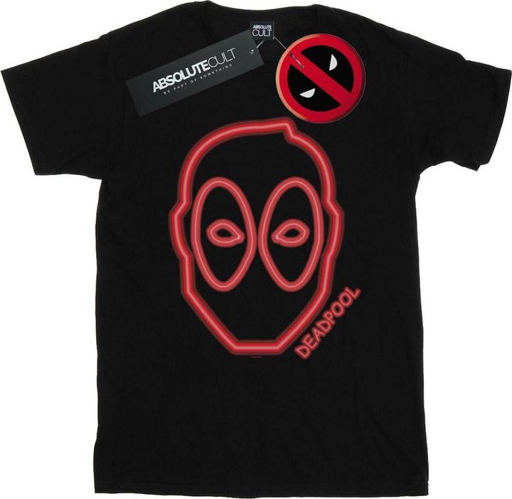 Immagine prodotto Deadpool Neon Head Maglietta Uomo (M)