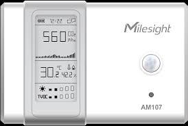 Actual product image Milesight indoor ambience monitoring sensor. am103l-868m