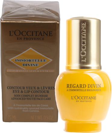 Actual product image L'Occitane Immortelle Divine Eye and Lip Contour Care (Fluid, 15 ml, Day)