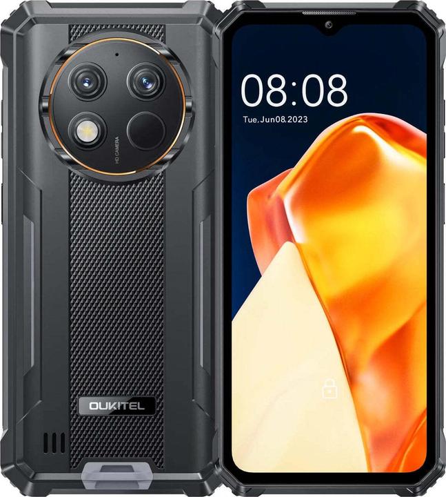 Oukitel Telefono G1, 256GB/6GB, nero (256 GB, Nero, 6.52", 48 Mpx)
