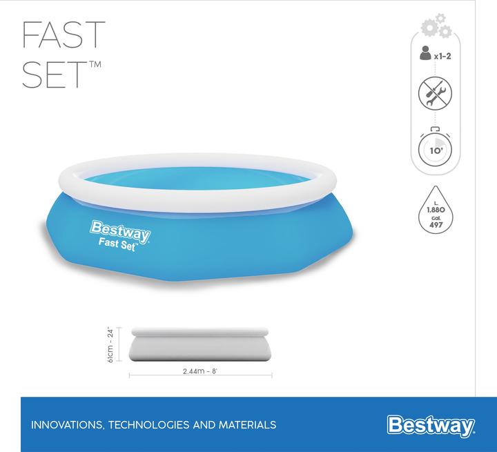 Immagine prodotto Bestway Fast Set (244 x 66 cm)