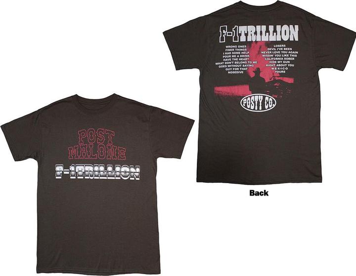 Immagine prodotto Post Malone F-1 Trillion Back Print (M)