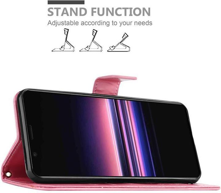 Productafbeelding Cadorabo Bloemen Boekomslag (Sony Xperia 5)
