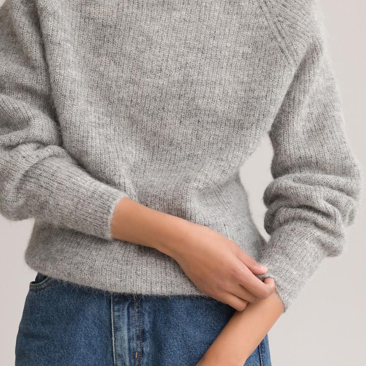 Produktbild La Redoute Collections Pullover mit Stehkragen (S)