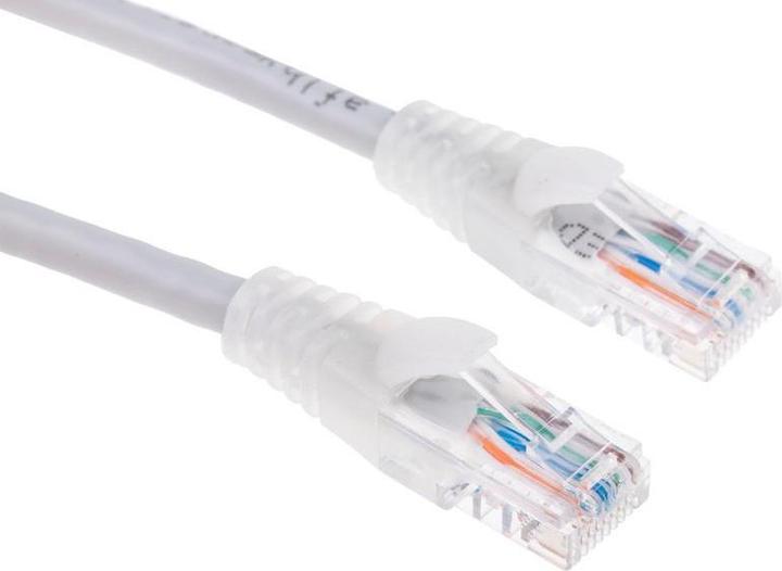 Immagine prodotto Rs Pro Cavo Ethernet Cat.5e, 1m, grigio Cavo patch, A RJ45 U/UTP Maschio, B RJ45, PVC (U/UTP, CAT5e, 0.22 m)