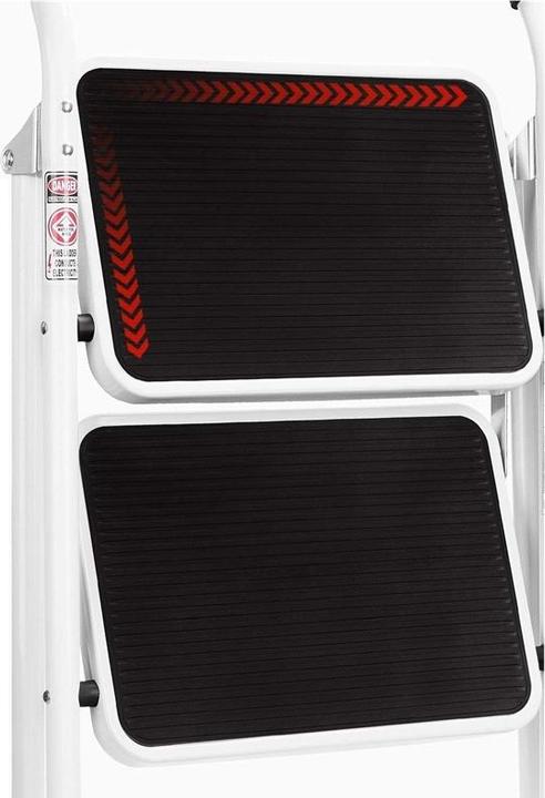 Actual product image Haushalt 2 STEP STEEL LADDER BL-C102 WHITE