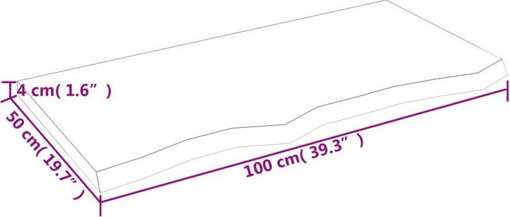 Produktbild VidaXL Gianna (100 x 4 x 50 cm)