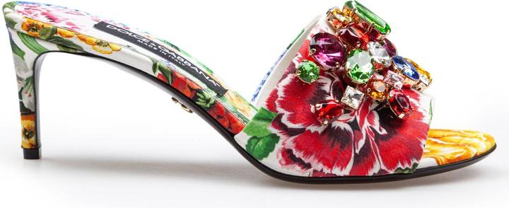 Produktbild Dolce & Gabbana mule in brocade with applied stones (38)