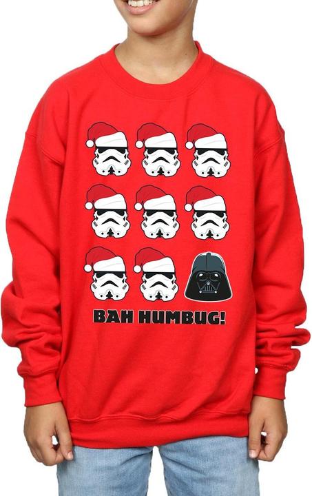 Actual product image Star Wars Boys Christmas Humbug Sweatshirt (116)