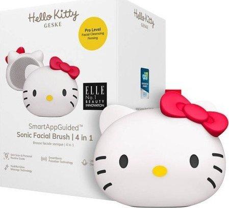 Konjac Sponge Soniczna szczoteczka do czyszczenia twarzy 4w1 Geske z Aplikacja (Hello Kitty starlight)