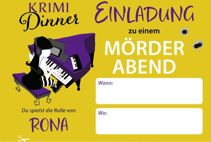 Produktbild Interaktives Krimi-Dinner-Buch: 12 points go to... murder! (Deutsch)