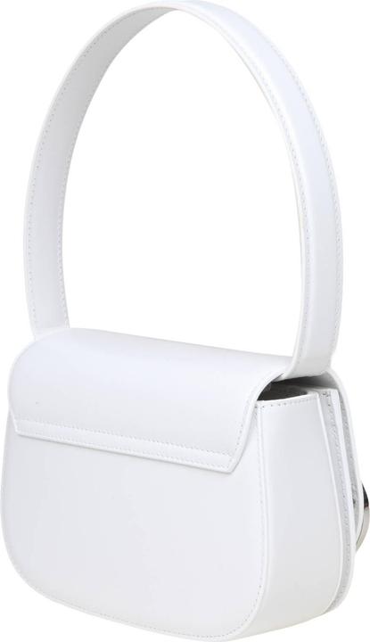 Actual product image Diesel 1dr shoulder bag in white leather