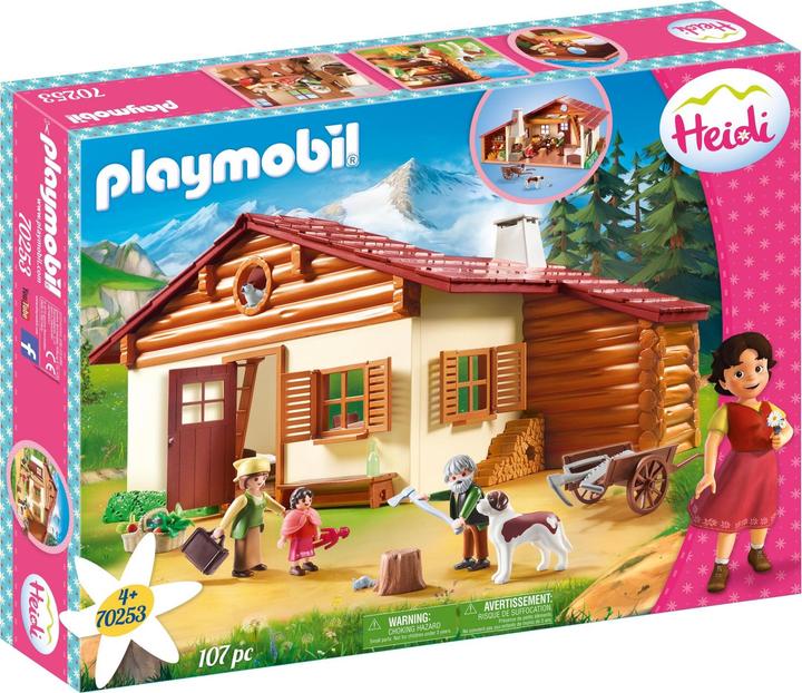 Playmobil Heidi e il nonno al rifugio (70253, Playmobil Heidi)