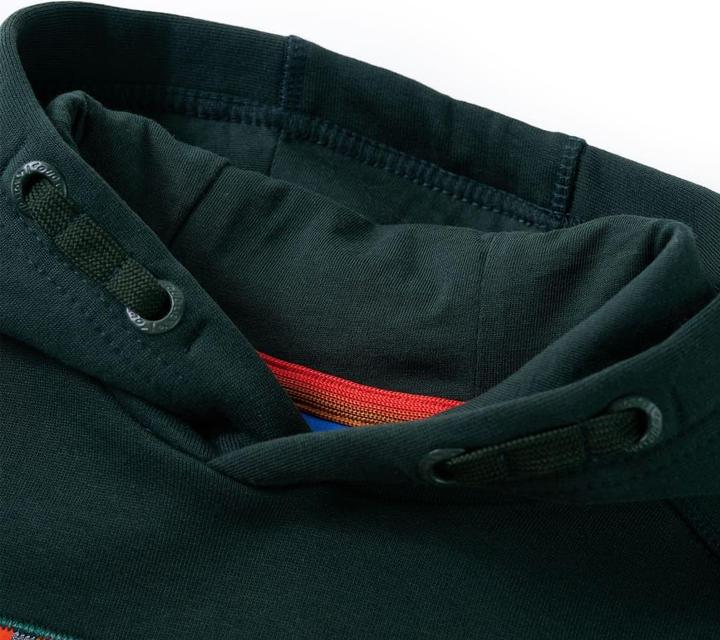 Actual product image VidaXL Children's hooded jumper dark green 92,Material: 92 (92)