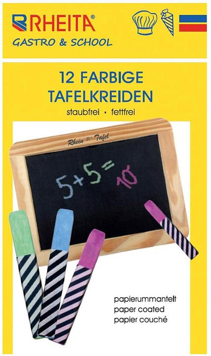 Actual product image Rheita Wandtafelkreiden (Colored, 12 x)