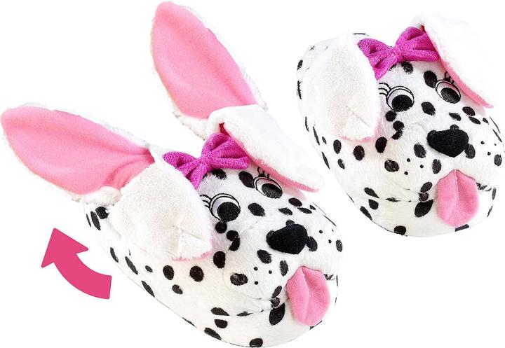 Image du produit Infactory Chaussons "Dalmatien" avec oreilles animées et frétillantes. (26, 27, 28)