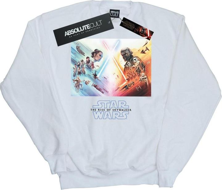 Actual product image Star Wars Boys The Rise Of Skywalker Battle Poster Sweatshirt (128)