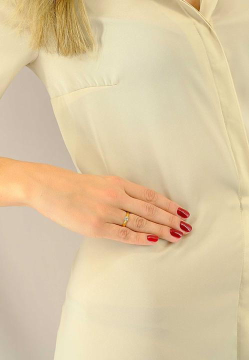 Actual product image Muau Solitaire (54, 750/18 K Gold)