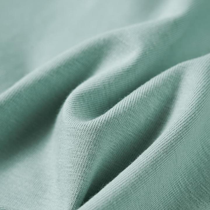 Image du produit VidaXL T-shirt manches longues enfant vert menthe 128,Composition : 95% Coton (128)