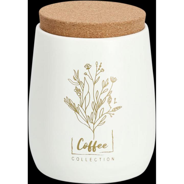 Immagine prodotto Zeller Present Barattolo "caffè" con coperchio in sughero, 750 ml, metallo (0.75 l)
