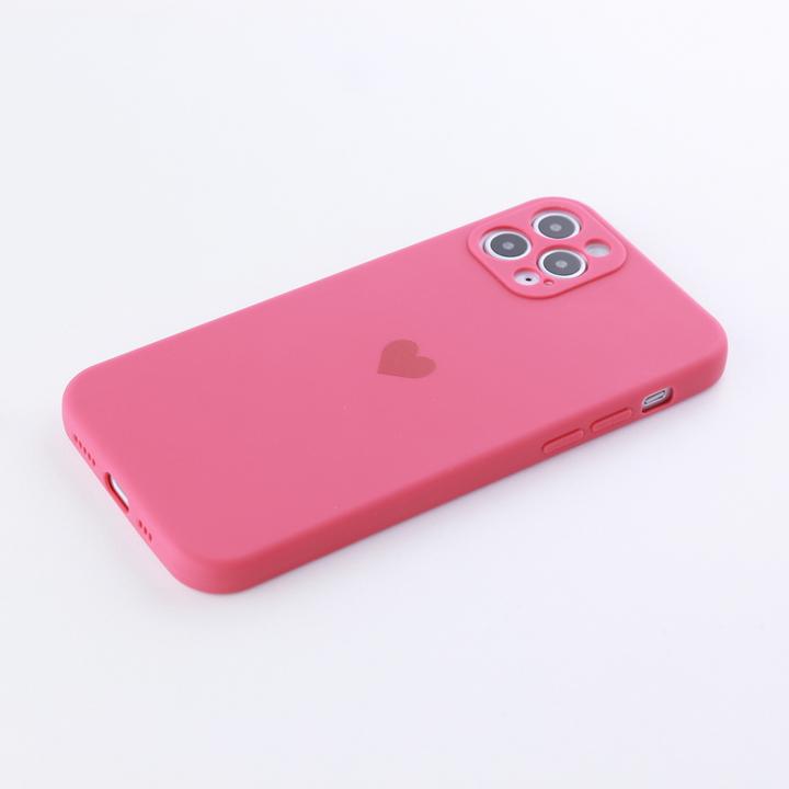 Produktbild PhoneLook Hülle Silikon Mat Herz (Apple iPhone 12 Pro Max)