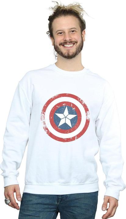 Image du produit - Sweat CAPTAIN AMERICA CIVIL WAR DISTRESSED SHIELD - Homme (L)