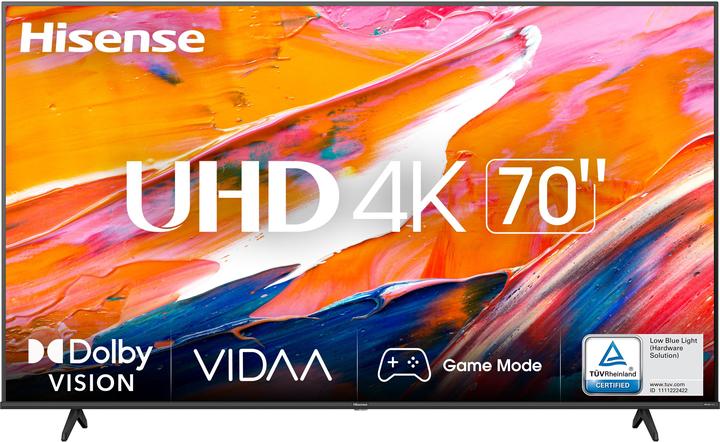 Actual product image Hisense 70A6K (70", LED, LCD, 4K, 2023)
