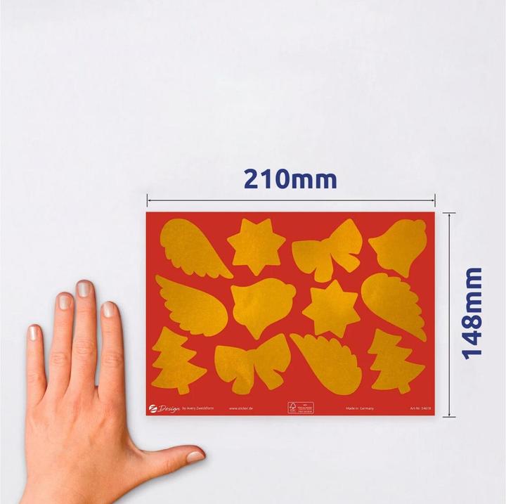 Actual product image Avery Motif Sticker Labelling Labels A5 1 piece