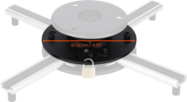 Image du produit Celexon PS Ultraflat - Pince pour projecteur (Plafond)