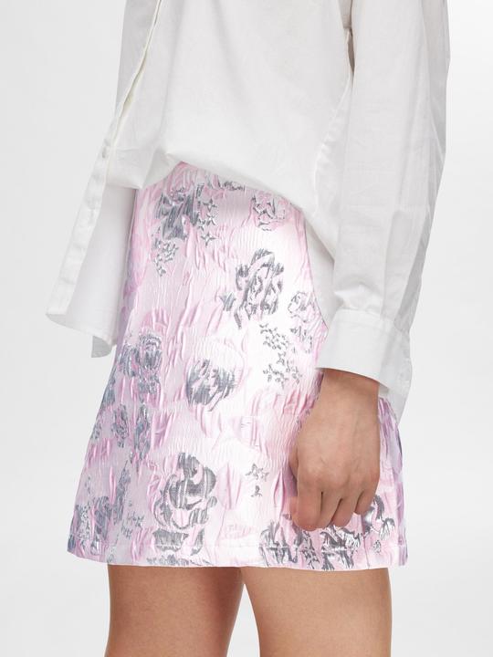 Image du produit Selected Femme Minijupe jacquard fleurie (34)
