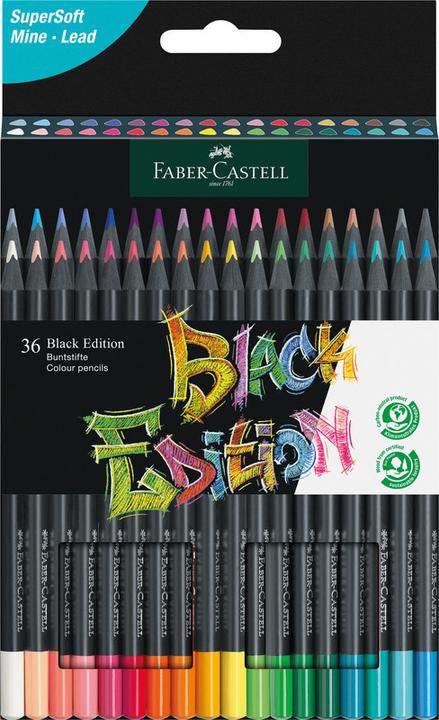 Actual product image Faber-Castell black edition (Multicoloured, 36 x)
