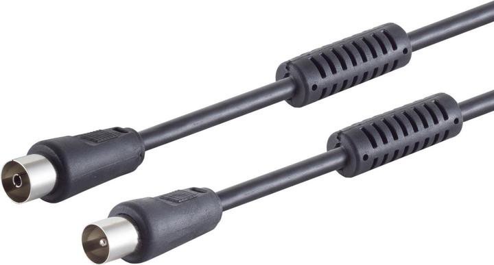 Actual product image Shiverpeaks S/CONN maximum connectivity antenna cable with sheath current filter, > 100 dB, black, 10.0m (100 dB, Antenna cable)