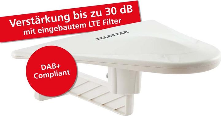 Produktbild Telestar Antenna 10 LTE (Flachantenne, 51 dB, DVB-T / -T2, DAB/ DAB+, UKW / MW / LW)