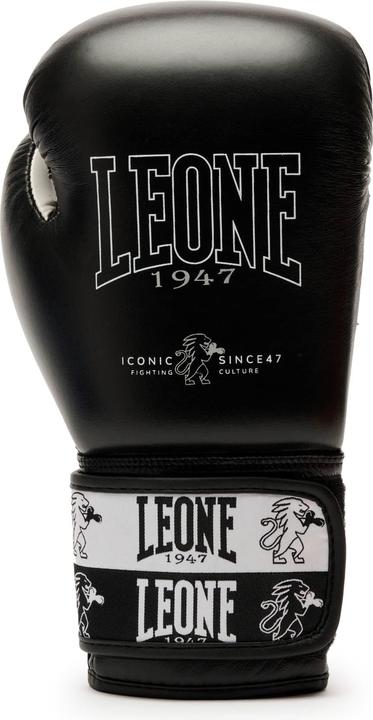 Image du produit Leone Gants de boxe Iconic Noir GN208 (14 OZ, Taille unique)