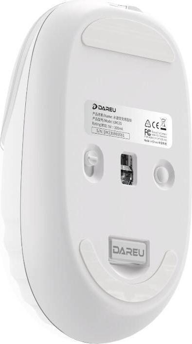 Actual product image Dareu LM135D Wireless Mouse White (Cable)