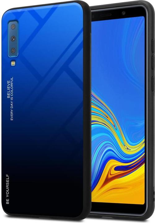 Productafbeelding Cadorabo TPU 2 kleuren glasdekking (Samsung Galaxy A7 (2018))
