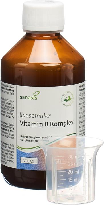 Produktbild Sanasis Vitamin B Komplex liposomal Fl 250 ml (1 Stück, Flüssigkeit)