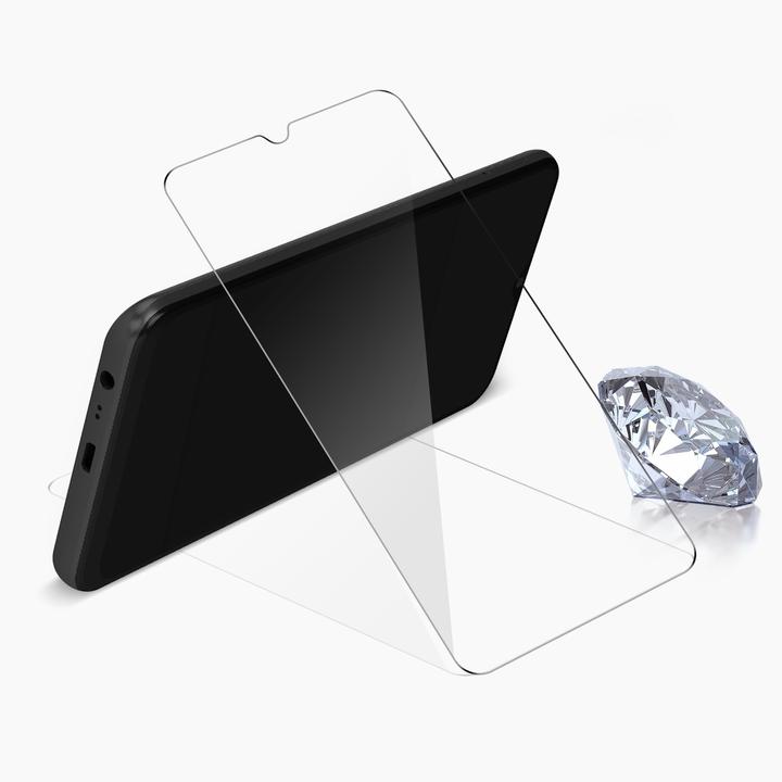 Produktbild Avizar Kristallklare Folie, Glas-Displayschutz (2 Stück, Realme C33)
