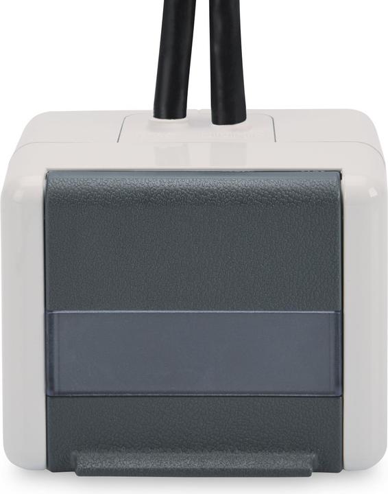 Produktbild Digitus Datenanschlussdose für Keystone Module IP44 Aufputz mit Klappdeckel optionaler Einsatz für 2x Key... (Kabel Zubehör)