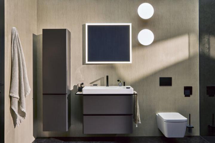 Image du produit hansgrohe IntraStoris Box, petit kit de base, 90x90, noir mat, 54225670