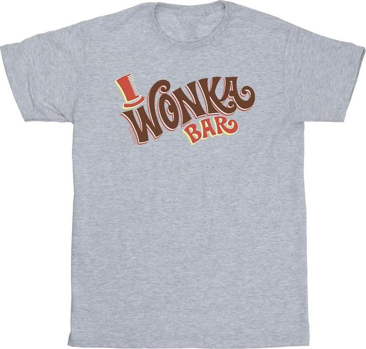 Actual product image Willy Wonka & the Chocolate Factory Mens Bar Logo T-Shirt (XXL)