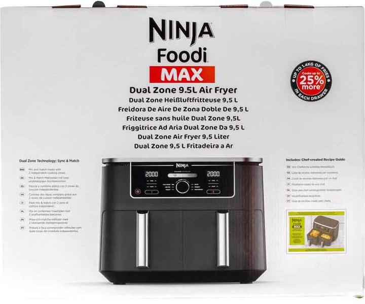 Actual product image Ninja AF400EU Foodi MAX Dual Zone (EU plug)
