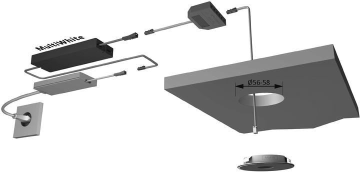 Actual product image Halemeier LED recessed/mounted lights PowerLite Plus 12 V (157 lm)