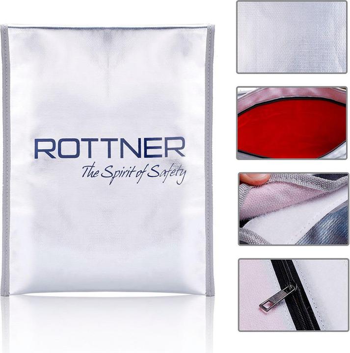Productafbeelding Rottner feuerfeste Dokumententasche Fire Proof Bag DIN A3 (A3)