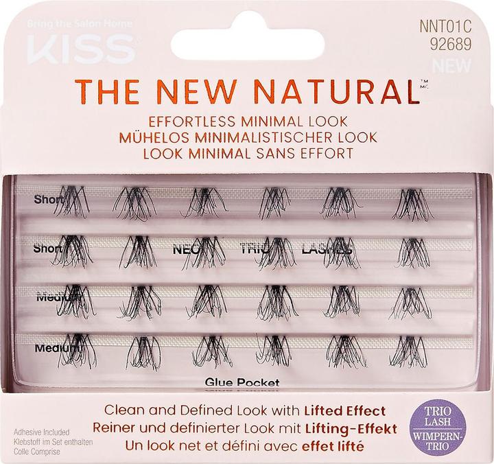 Produktbild KISS Lashes - Ks The New Natural Trio 01 (Künstliche Wimpern)